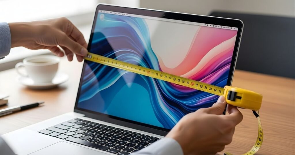 How to Measure Laptop Size