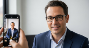 take professional headshots with iPhone