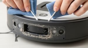 Clean Robot Vacuum Roomba Sensors