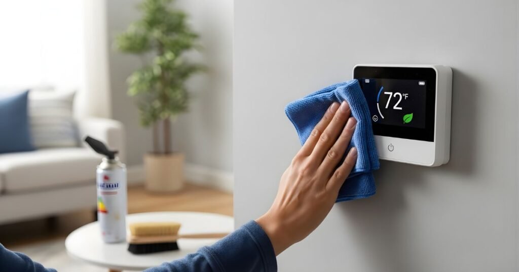 How to Clean And Maintain a Smart Thermostat at Home
