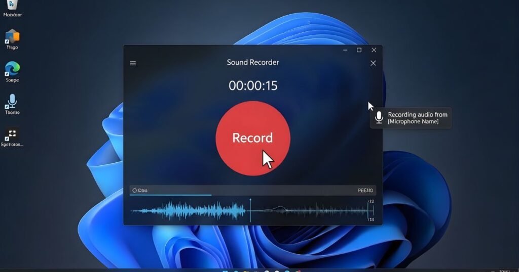 How to record voice on Windows 11